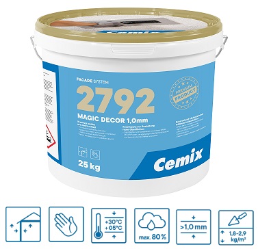 Cemix 2792 dekorativní omítka